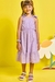 Vestido Lilás Midi em Laise Romantic Kukiê - Frente