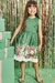 Vestido infantil Kukiê Natalino em Super Cetim