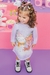 Vestido infantil kukiê boneco de neve, em cotton
