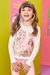 Blusa infantil kukiê térmica, estampa bailarina - frente