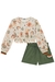 Conjunto infantil kukiê de blusa e shorts - frente