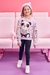 Conjunto Infantil Pandinha Moletom 3 Cabos E Legging - Kukiê