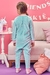 Macacão pijama infantil kukiê peluciado - costas