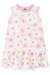 Vestido infantil kukiê em Fly Tech, estampa de flores