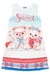 Vestido infantil Kukiê ursinhos na praia, em Fly Tech