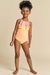 Maiô regata infantil Kukiê em Malha Elastic com Proteção UV 50+ -  Frente