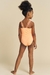 Maiô regata infantil Kukiê em Malha Elastic com Proteção UV 50+ - Costas