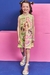 Vestido infantil kukiê em Fly Tech, meninas frutinhas - Frente