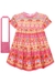 Vestido infantil kukiê em Malha Fresh. Acompanha Bolsa em Tricot - Detalhes