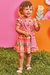Vestido infantil kukiê em Malha Fresh. Acompanha Bolsa em Tricot
