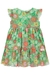 Vestido infantil kukiê em Tule Comfy, estampa flores - Frente