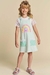 Conjunto infantil kukiê de Salopete em Molecotton e Blusa - Frente
