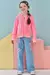 Calça Wide Leg em Jeans com Elastano 81108 Kukiê Infantil Menina - Kukie - Juaninha Store - Roupa infantil feminina