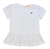 Blusa Infantil Branca em Laise