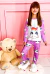 Pijama Infantil Feminino Unicórnio Calça e Blusa Manga Longa