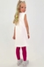 Vestido Infantil Kukiê Arco-íris - Linha Trolls - Costas