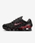 Nike Shox TL Preto Vermelho Universitário Prata Metálico CN0151-003