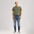 Calça Jeans Levi's® 512® Slim Taper Lavagem Escura com Rasgo - 288331321