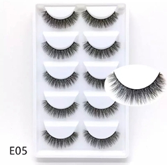 E05 / X05 - CARTELA COM 5 PARES