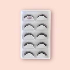 S02 - CARTELA COM 5 PARES DE CILIOS POSTICOS - comprar online