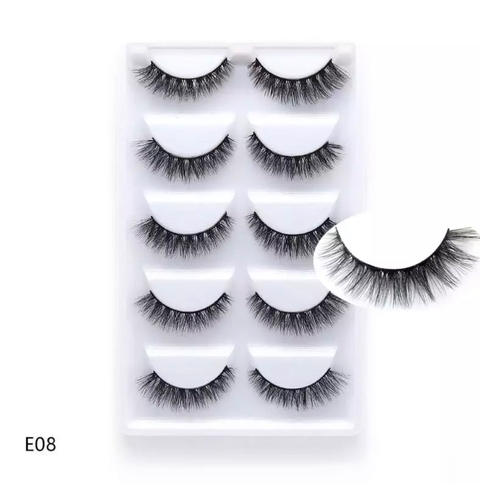 E08 - CARTELA COM 5 PARES