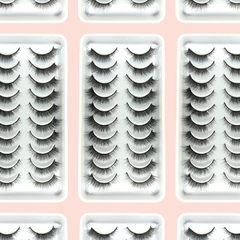 Cílios Posticos fox eyes com 10 pares na internet