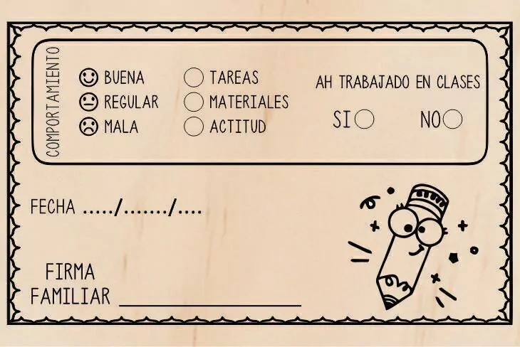 Sello Trabajo en clases