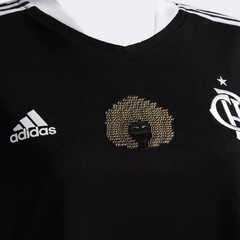 Camisa Flamengo Dia Consciência Negra 21/22 s/n° Torcedor Adidas Feminina - Preto - Kamikaze Camisas