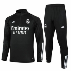 Conjunto Treino Real Madrid Preto 2024 Masculino - comprar online
