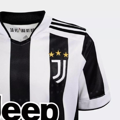 Camisa Juventus Home 21/22 s/n° Torcedor Adidas Masculina - Branco+Preto na internet