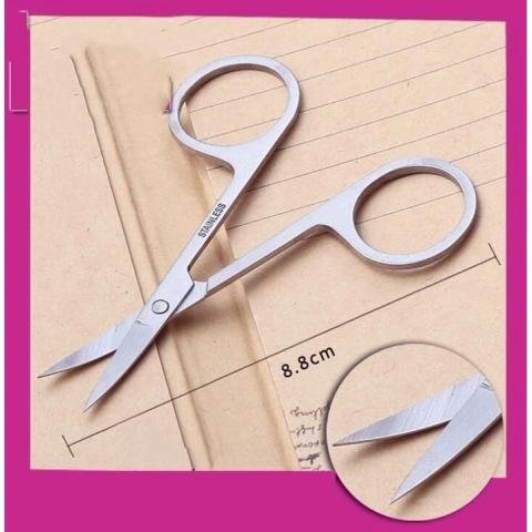 Tesoura Reta para Sobrancelha/Unha