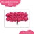 Mini Rosa de EVA - 1 Raminho Com 12 Rosinhas - Flor Artificial com Tule - comprar online