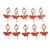 Pingente Bailarina De Metal Com Strass Para Pulseira Colares Bijuteria Artesanato - comprar online