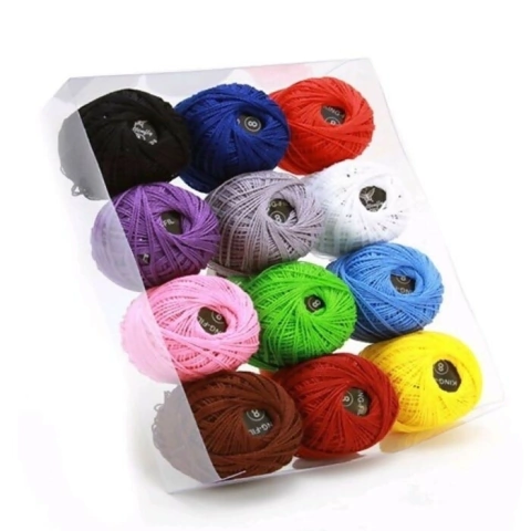 Linhas de Croche Com 12 Novelos