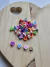 Entremeio Coração Mix Candy 10mm com Furo - JSS Armarinhos