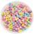 Miçanga 8mm Bola Leitosa Irisada Com 100 Unidades