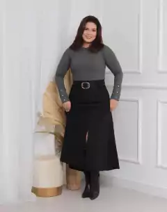 SAIA JÚLIA LONGA - PRETO - comprar online