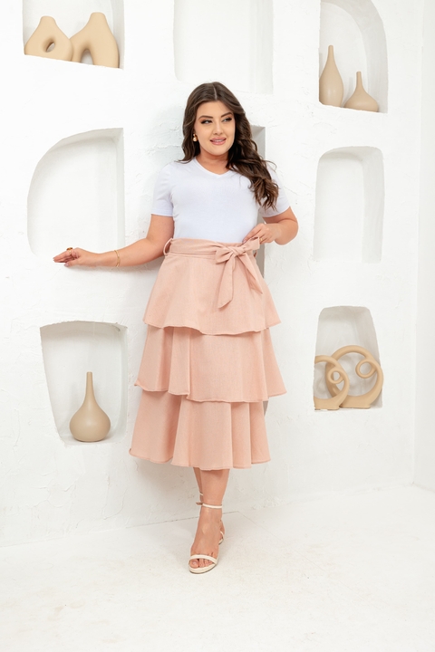 SAIA MIDI CAMADAS - ROSÉ