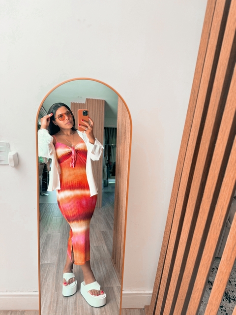Vestido por do Sol