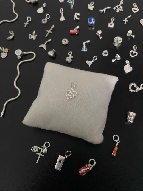 Berloque 2 Corações - comprar online