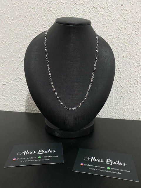 Gargantilha Elo De Coração 45cm - comprar online