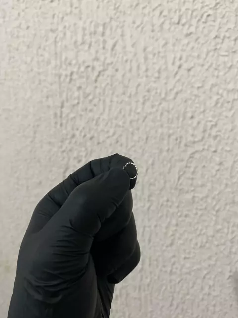 Piercing nariz - Argolinha trançada