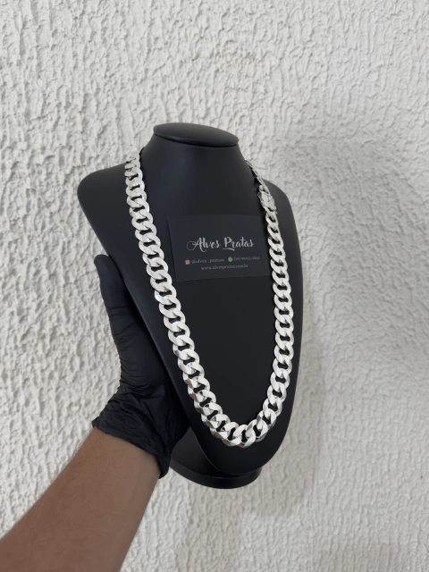 Corrente Grumet 17mm 70cm fecho gaveta