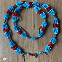 Brajá de Ogum Beira Mar com pedra natural jade[115]