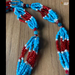 Brajá de Ogum Beira Mar com pedra natural jade[115] - loja online