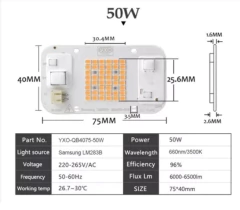S500 PRO - Luminaria led cob samsung 500w - tienda online