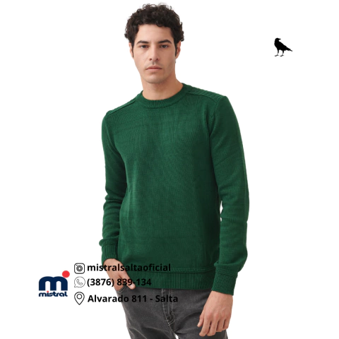 Sweater Nordic Winter Verde Crow - comprar online