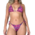Calcinha Empina bumbum fio animal print Pink - loja online