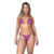 Calcinha Empina bumbum fio animal print Pink - comprar online