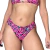 Calcinha Borboleta Animal print Pink